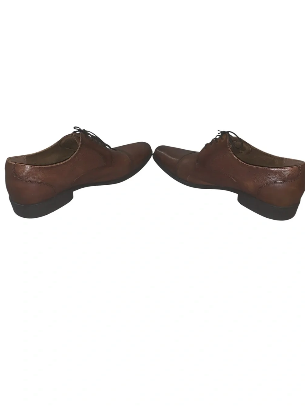 Florsheim Men’s Tan Brown Leather Derby Oxfords Dress Shoes